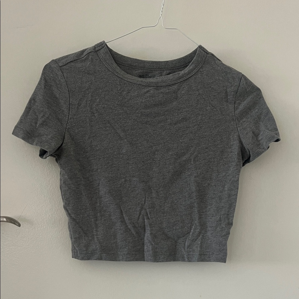 Wild Fable Charcoal Crop Top